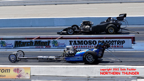 Dave Rosenberg - 7.0 PRO - #121 (near lane) 
vs Rod Horn - 7.0 PRO - #754G - '23 Ford (far lane)